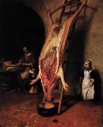 Barent fabritius The Slaughtered Pig oil